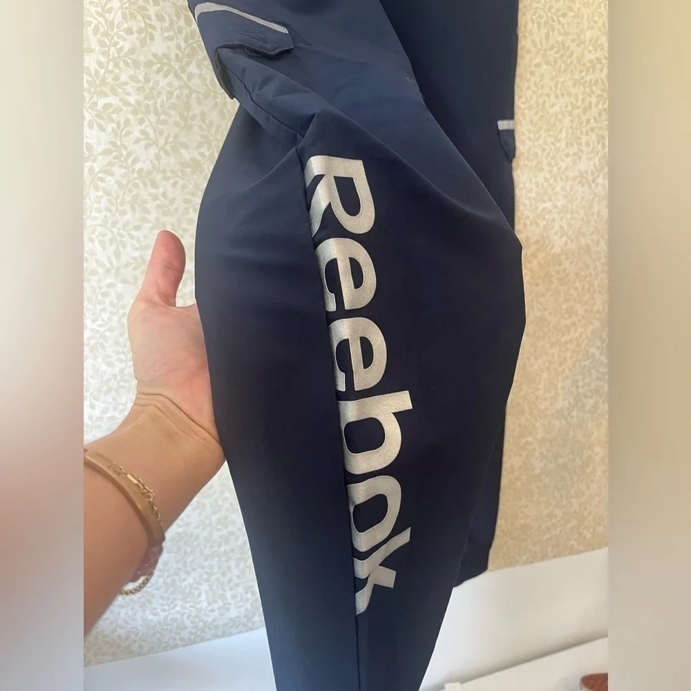 Reebok TEEN boys joggers XL 14/16 blue - Picture 3 of 5